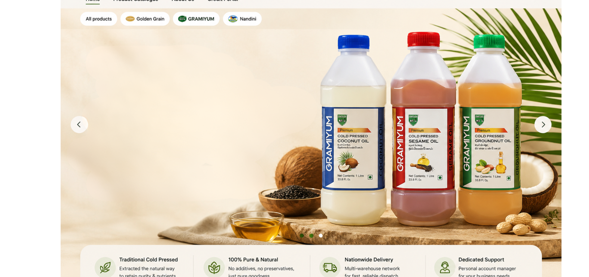 Gramiyum cold-pressed oils — now across the United States