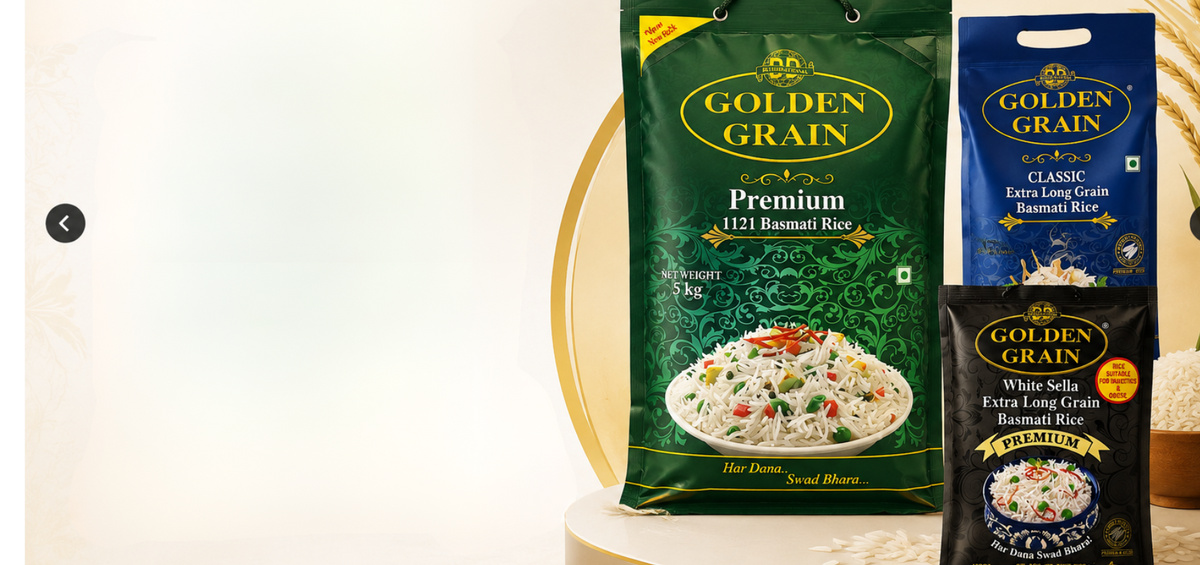 Golden Grain premium basmati, stocked in the Pacific Northwest
